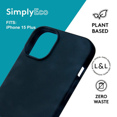 Biodegradable iPhone 15 Plus Black - Loam & Lore
